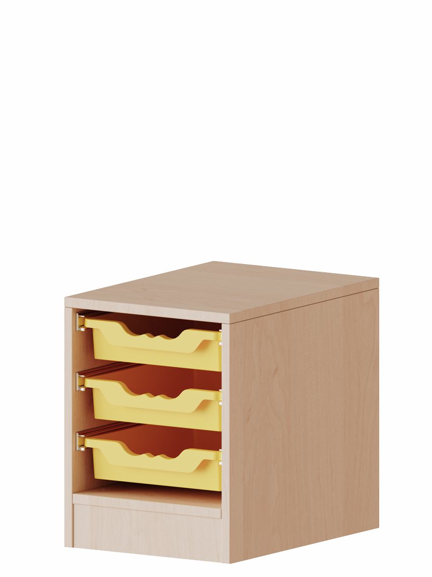 ErgoTray Regal einreihig 1 OH, 3 Boxen M